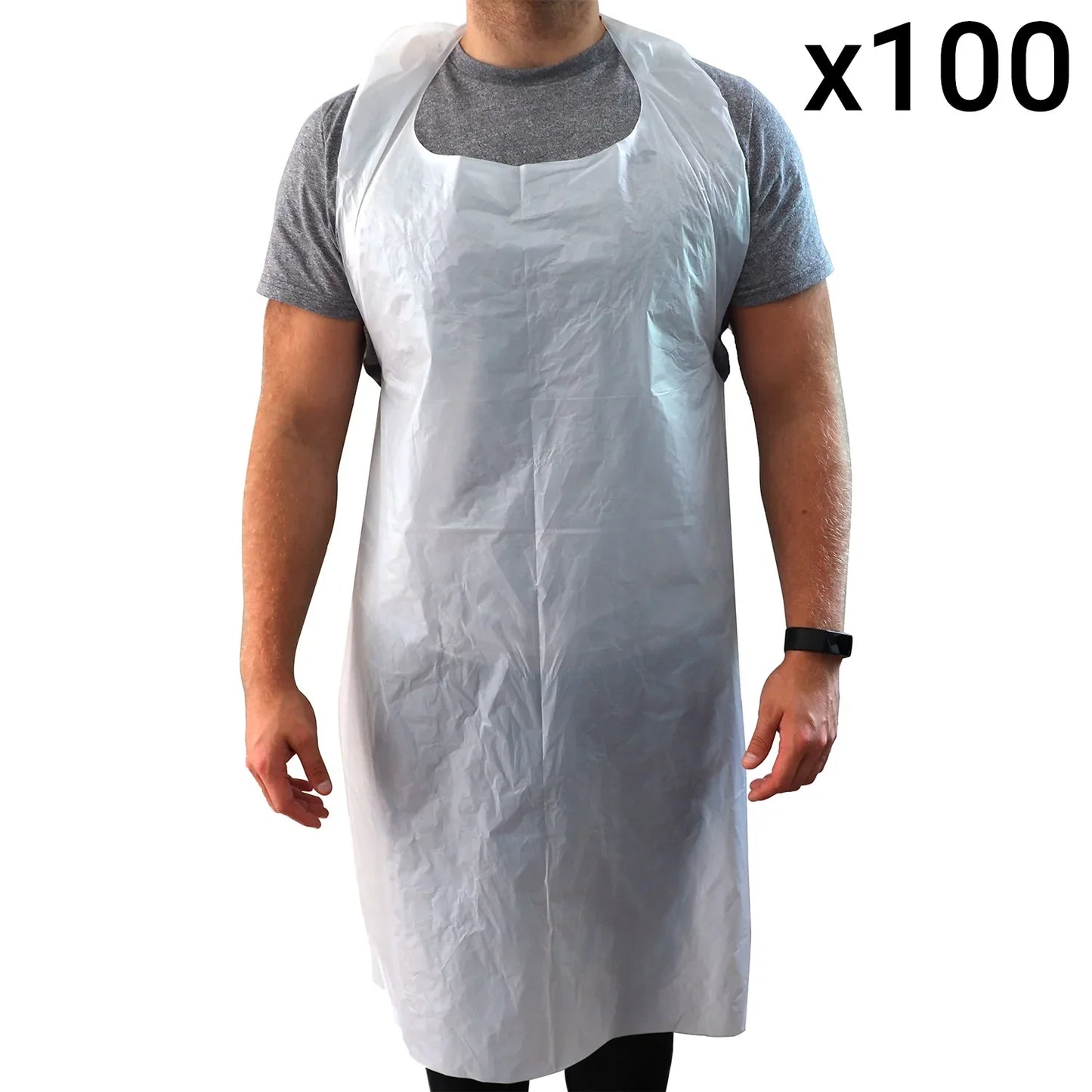 Aprons 100 on a roll - Box of 10 - Blue or White