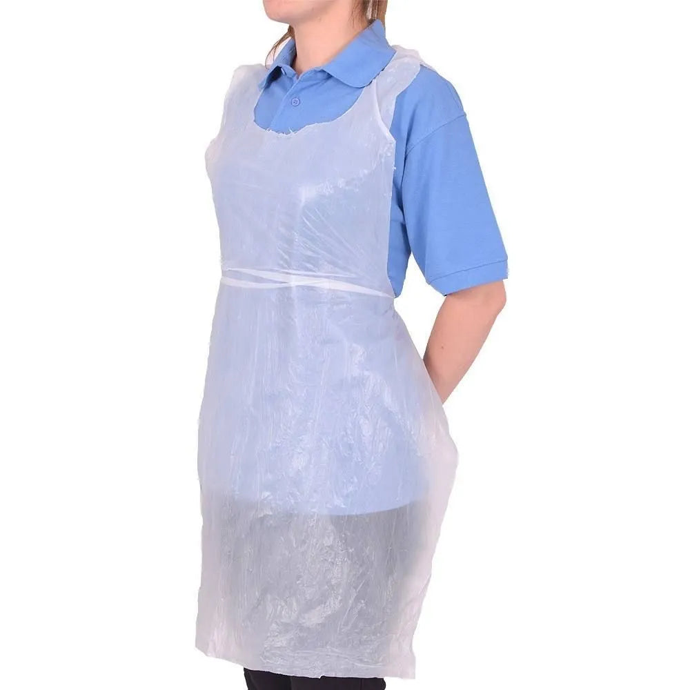 White Flat Pack Disposable Aprons – 3000 Aprons per Case