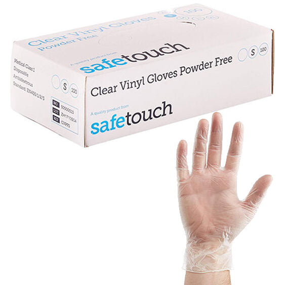 SafeTouch Clear Vinyl 1 Case (10x100)