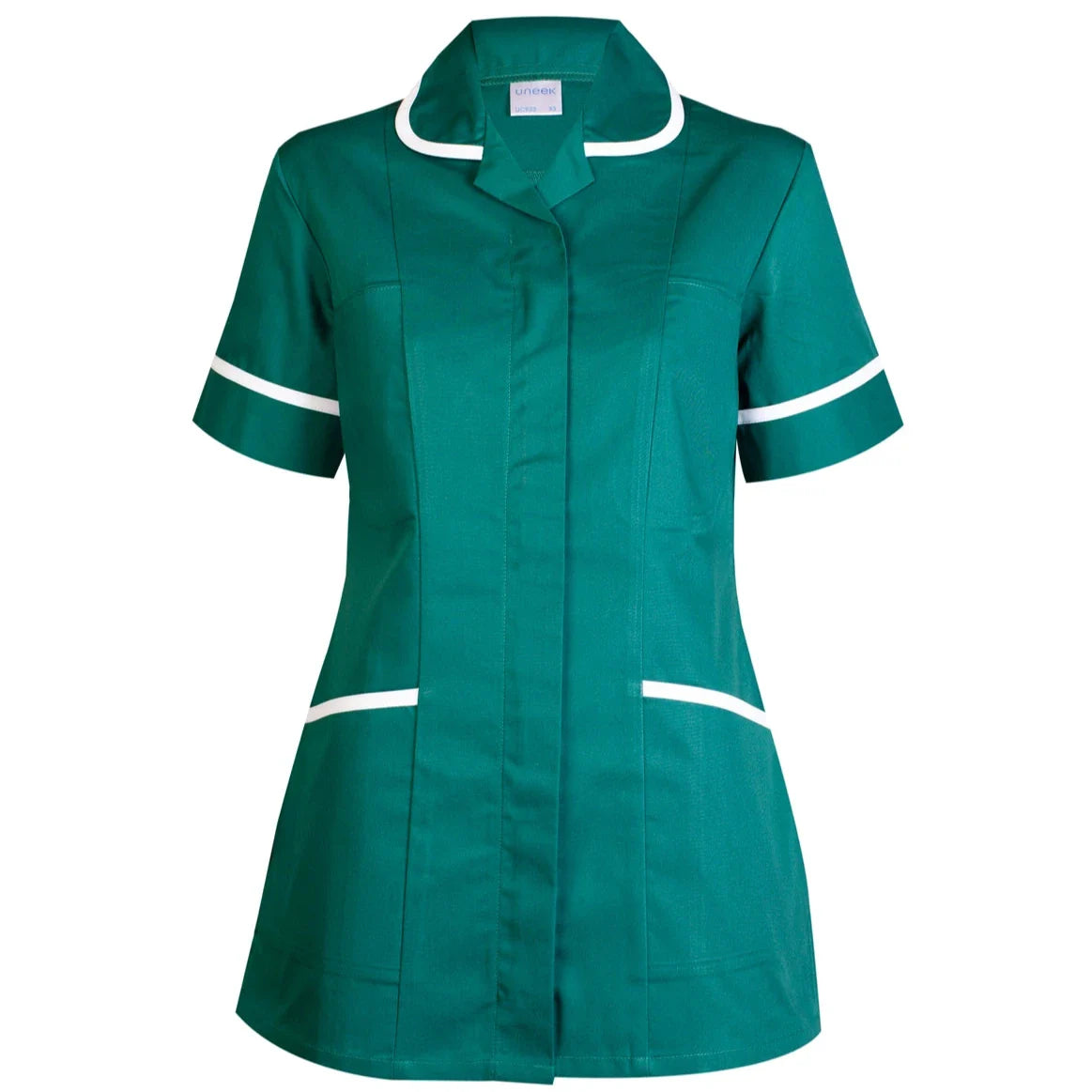 Ladies Tunics Embroidered Bottle Green Personalised Embroidered (MOQ 5)