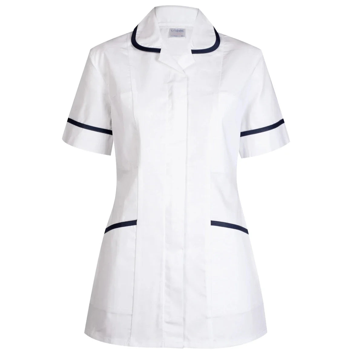 Ladies Tunics White Personalised Embroidered (MOQ 5)