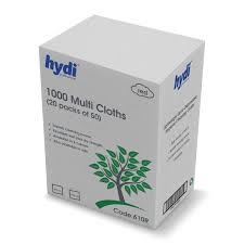 Hydi J-Cloths - 610 All Purpose Multi Cloths Large 50 Red