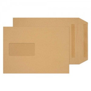 C5 Manilla Self Seal Window Envelopes - 500pk