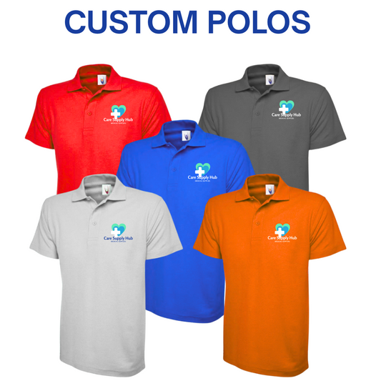 5-Pack Embroidered Polos Bundle - Care Workwear Uniforms