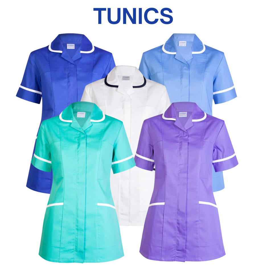 5-Pack Tunic Bundle - Care Workwear Uniforms