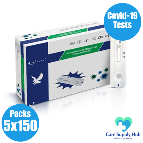 Healgen Covid Tests - Packs of 5 - 150 packs total (750 tests)