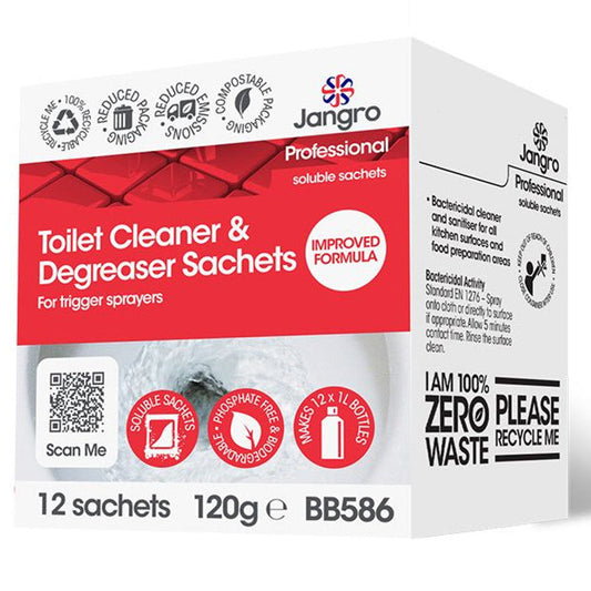 Toilet Cleaner & Descaler Sachets x 12