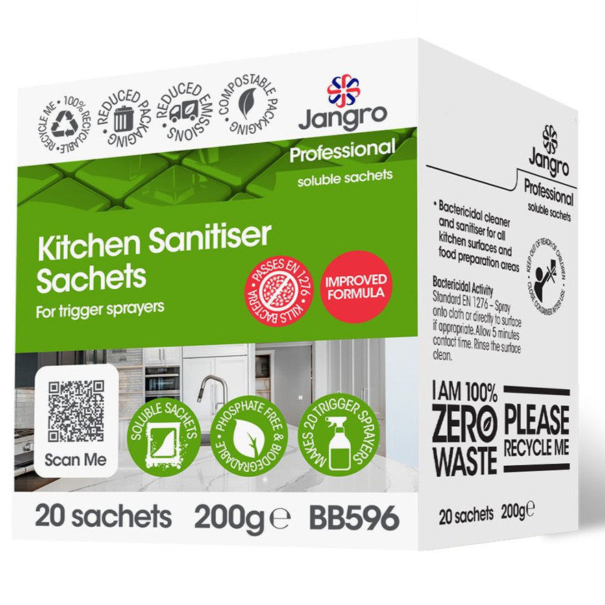 Kitchen Sanitiser Sachets For Trigger Spray x 20